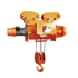 Electric Industrial Wire Rope Hoist For Single Beam SH Tyoe
